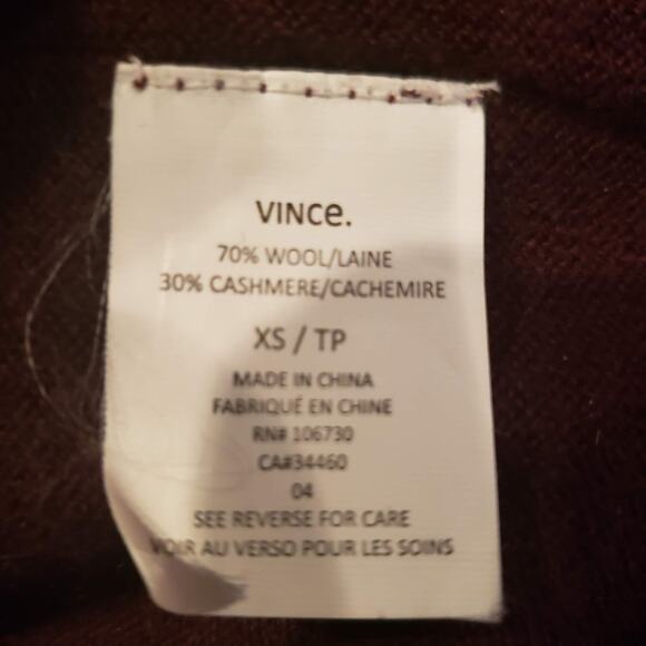 Vince Oversized Wool Sweater - XS - Picture 4 of 5